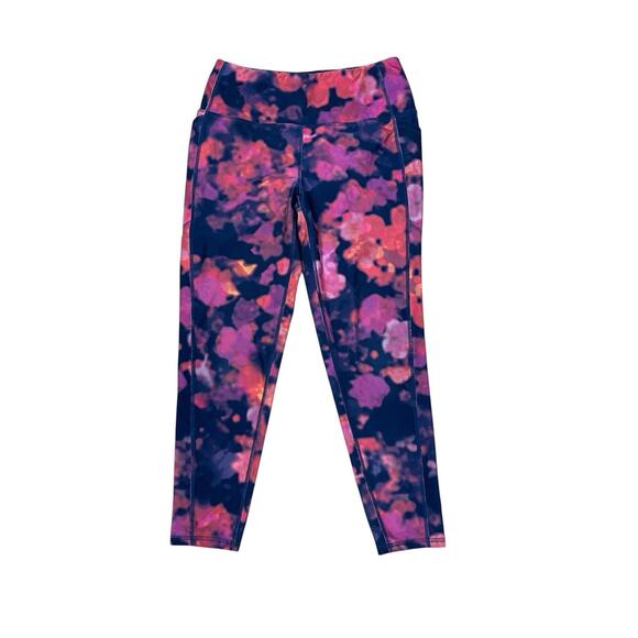 DSG Women’s Performance Legging Cosmic Tie Dye Size Medium Gym Activewear Casual - Picture 1 of 10